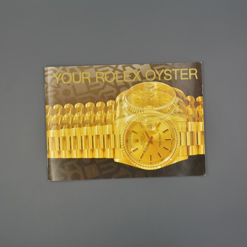 Rolex your oyster booklet heft - oyster,