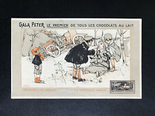 AK Litho (379) Werbung für Gala Peter Schokolade Automobil um 1910