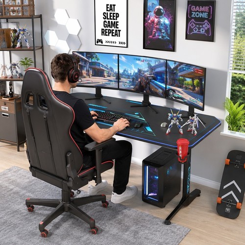 160cm gaming tisch gamer - 160cm,
