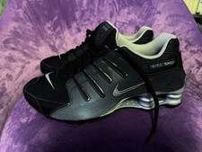 Nike Shox NZ Gr. 40,5 Schwarz Silber Herren Sneaker Laufschuhe Low US 7,5 UK 6,5