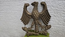 Antiker Relief Bundesadler (original) 7kg Adler Wappen Gusseisen Metall 43x35cm