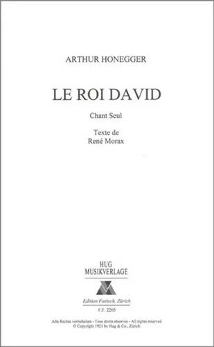 Arthur honegger roi - le, david