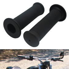 Motorrad Griffe Griffgummis Schwarz für 7/8'' 22mm Lenker Geschlossen Griffgummi