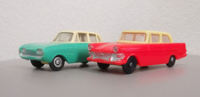 Siku Plastik 2x Siku: V 171 Opel Rekord, V 172 Ford M17 ohne OVP Vintage Germany