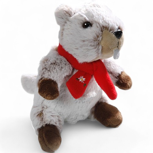 Murmeltier mit schal 20cm - murmeltier,