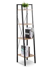 4 Ablagen Standregal Regal Küchenregal Badregal Bücherregal bgr9284hei