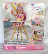 BABY born 829271 Baby Born Hochstuhl Zubehör - für fantasievolles Spielen