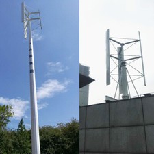 5000W 48V Vertikal Windkraftanlage Windgenerator 3.2M Blätter Windräder 5KW