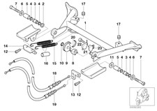 BMW Motorrad Bowdenzug C1 200