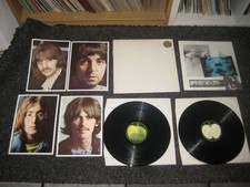 2 Lp THE BEATLES THE WITHE ALBUM   DE-PRESS NUMMERIERT POSTER UND BILDER GAT