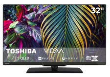 Toshiba Fernseher 32 Zoll QLED Smart TV VIDAA Full HD HDR TripleTuner 32QV3F63DA