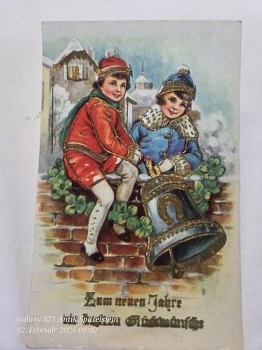 Historische neujahrs karte - ak,