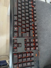 Gaming Tastatur SilverCrest QWERTY mit roter LED Beleuchtung