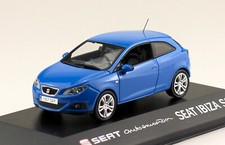 Seat Ibiza SC Gallia blau 1:43 Seat IXO Modellauto 