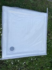 Acryl Duschwanne Duschboard eckig 90x90 cm - 4 cm hoch - weiß - neuwertig