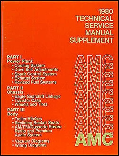 1980 amc shop manuell - 1980,