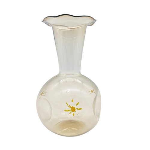 Vase rauchglas braun - vase,