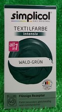 Simplicol TEXTILFARBE WALD GRÜN färbt gleichmäßig Waldgrün All in1 Versand 0€