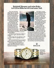 Rolex Oysterquartz Datejust - Reklame Werbeanzeige Original-Werbung 1980