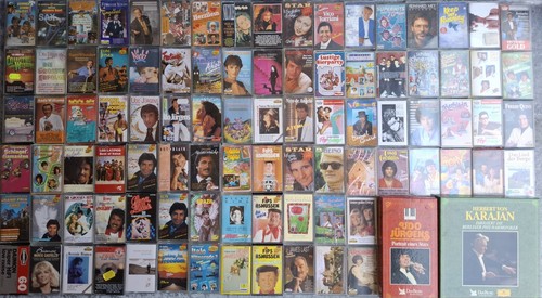 100 audio mussikkassetten - mc,