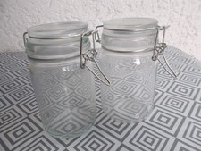 2 Stück - Drahtbügelglas * Konfitürenglas * Aufbewahrungsglas *