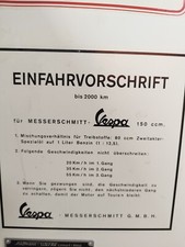 vespa Einfahrvorschrift