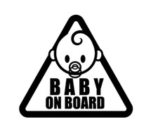 Aufkleber Baby on Board Auto Sticker Tuning JDM Decal New Born Baby Kind 