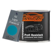 Autolack Dose spritzfertig für Ligier P083518 Bleu Ocean Metallic Basislack 0,5L