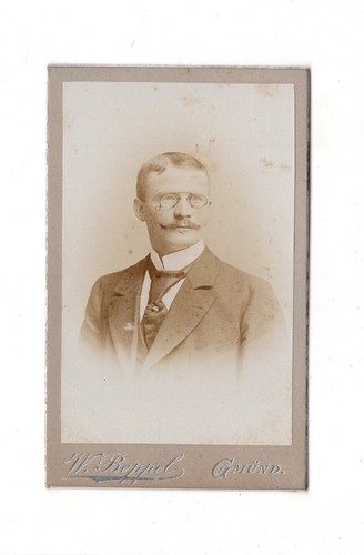 Cdv foto herrenportrait - cdv,
