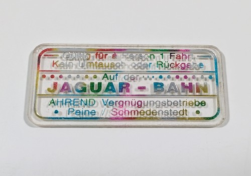 Jaguar bahn kirmes - kirmes, fahrchip