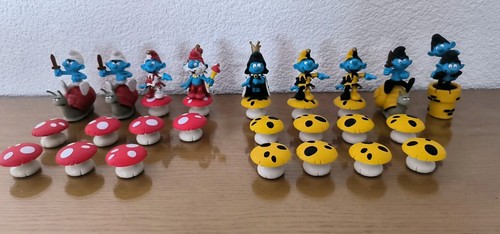 Schlümpfe plastoy peyo - schlümpfe, schach