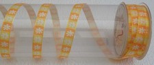 Dekoband gelb orange mit