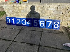 Vintage Tankstellennummern -