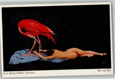 13992058 - Akt sign. Prof. Richard Mueller : Der rote Ibis  Kuenstler (Erotik)