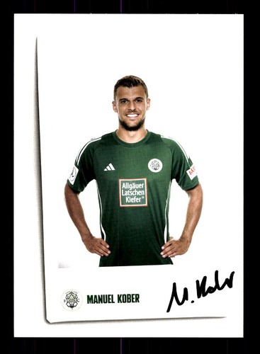 Manuel kober autogrammkarte - manuel,