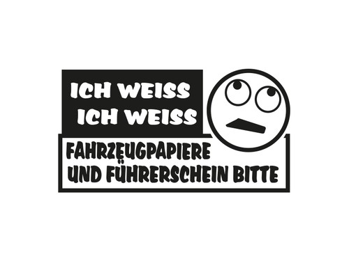 Plott aufkleber ich weiss - plott,