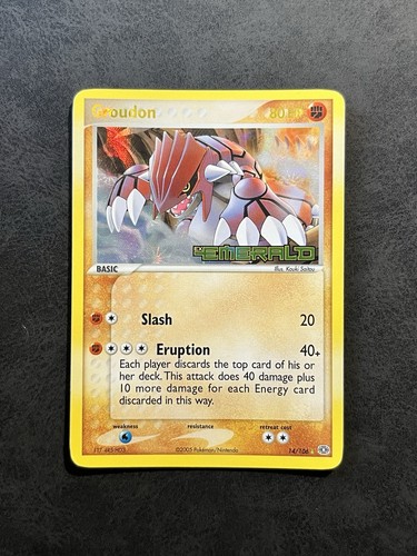Groudon 106 holo - holo,