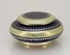 Alte Blechdose Tchibo  kobalt blau silber rund Vintage Kaffee Dose 50/60er