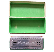 F.A.Böhm Diamant D.R.W.Z, Mundharmonika, Antiquität