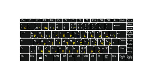 Tastaturaufkleber notebook - tastaturaufkleber,