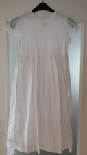 Kommunionkleid Gr. 146 weiß + schlicht + sehr schön von Whoopi