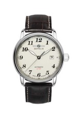 Zeppelin 7656-5 Graf Zeppelin LZ127 Automatikuhr Lederband Braun 40 mm