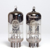 2x Valvo ECC81 Röhre, Dm TkP