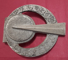 Vintage Brutalismus -Haustürgriff-Stoßgriff-Gussaluminium 60-70ziger Jahre