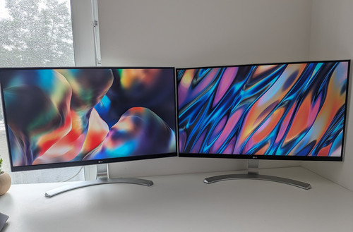 Monitor 4k uhd - lg, |