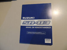 06.1986 Werkstatthandbuch Ergänzung  Suzuki Swift AA SA413
