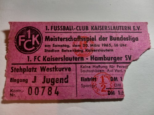 Eintrittskarte fussball - ,