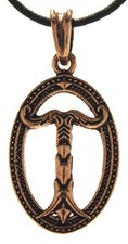 Irminsul Anhänger Bronze Band