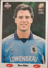 Autogrammkarte Marco Walker von  TSV 1860 München ohne Unterschrift  1997/98