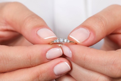 Diamant memory goldring - diamant, 5